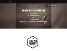 Tablet Screenshot of broadstreetbarbers.com